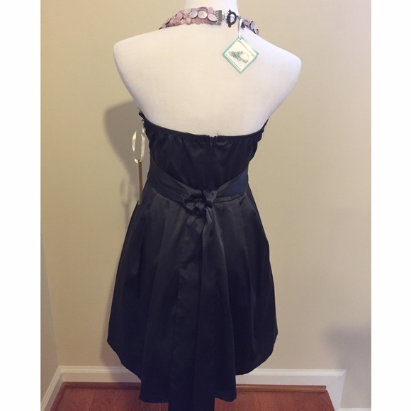 Sassy Black Ruffled Dress - Picture 3 of 3